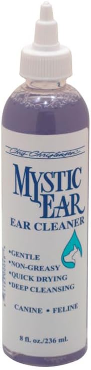 Chris Christensen Mystic Ear Cleaner for Dogs & Cats – Professional Grooming Solution for Ear Hygiene, Removes Debris & Wax, Quick-Drying Formula, Made in the USA, 8 oz - Image 4