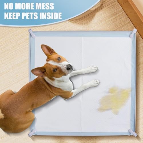 IMMCUTE Pee Pad Holder, Fits 24"×24" Training Pads — High Edges Stop Leaks - Image 4