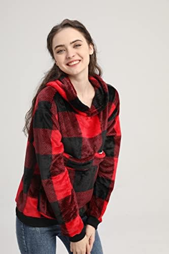 LINYUCHEN Cat Pouch Hoodie Large Pet Pouch Sweatshirt Puppy Kitten Holder Carrier Pullover Tops for Women - Image 6