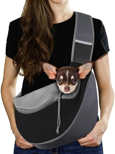 Pawaboo Pet Sling Carrier for Small Dogs Cats by Pawaboo