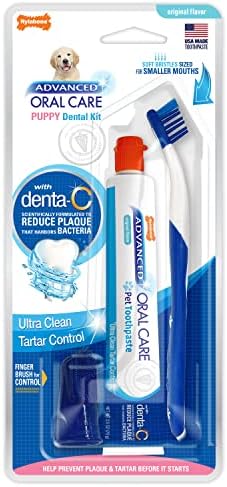 Nylabone Advanced Oral Care Puppy Dental Kit Puppy Original 3 Count by Nylabone