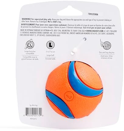 Chuckit! Ultra Tug Dog Toy, Durable Nylon Cord Handle, Large 3-in - Image 6