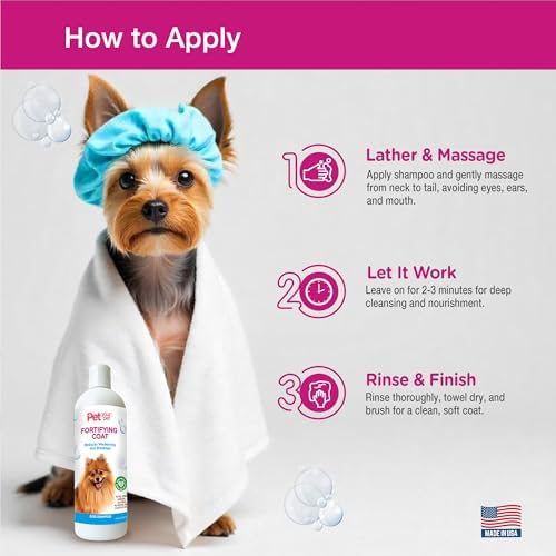 Natural Dog Shampoo for Coat Strength, 16 Fl Oz - Image 4