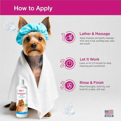 Natural Dog Shampoo for Coat Strength, 16 Fl Oz - Image 4