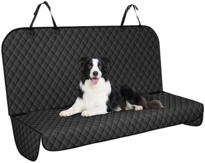 Waterproof Dog Backseat Cover for Cars, Non-Slip Pet Seat Protector,M-Black by NECKORY
