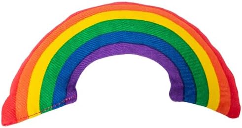 Yeowww! Catnip Rainbow Toy for Cats - Colorful Arch Shape - Durable Cotton Twill - Made in the USA - Stuffed with Organically Grown Catnip - Image 2