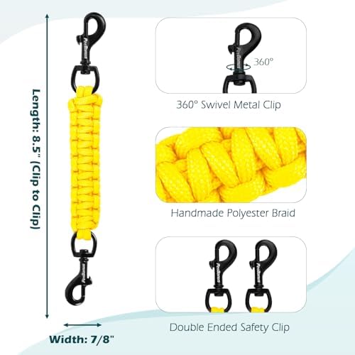 PetBonus Dog Collar Safety Clip, Handmade Prong Collar to Harness Connector - Image 2