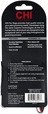 CHI for Dogs Guillotine Nail Trimmer with Soft Grip Handle, One Size - Image 6