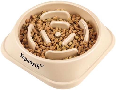 Slow Feeder Dog Bowls for Large Dogs by Yopnoyik