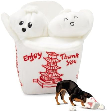 BarkBox Andi's Dumplings 4-in-1 Interactive Plush Dog Toy by BARK