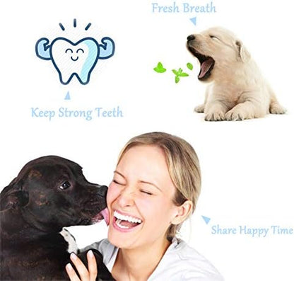 Orgrimmar 4 Pcs 3-Sided Pet Toothbrush Dog Cat Mouth Dental Teeth Care - Image 7