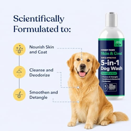 Oatmeal Aloe Dog Shampoo and Conditioner, Itchy Skin Relief, Sensitive Skin - Image 2