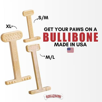 Bullibone Nylon Dog Chew Toy for Aggressive Chewers - Dental Hygiene Bone with Peanut Butter Flavor, Durable Tough Chew Toys for Extra Large Dogs, Indestructible Dog Bone - Single - Image 5