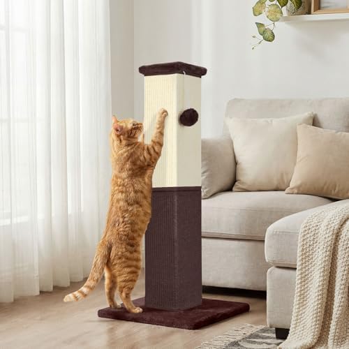 Cat Scratching Post for Indoor Cat, 32 Inch Large Cat Scratcher - Image 5