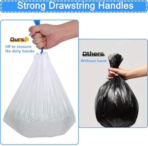 120 Count Cat Litter Box Liners,Waste Bags,Waste Drawer Liners Heavy Duty,Extra-Thick,For Automatic Cat Litter Box,Economy Bulk Pack - Image 7