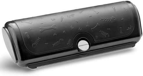 Deshedding Dog Brush for Short Hair, Black by PetPog