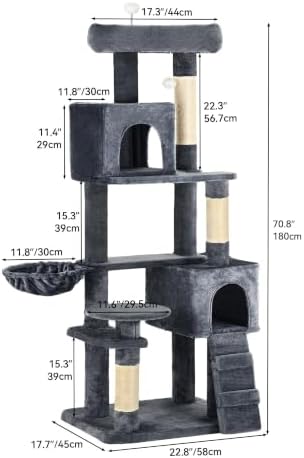YITAHOME 70.8 inch Cat Trees for Large Cats - Image 2