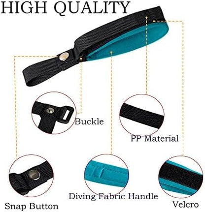 2 Pack Dog Leash Wrist Safety Strap, Dog Leash Wrist Strap for Hands Free, Soft Comfortable Diving Fabric, Light Blue Color