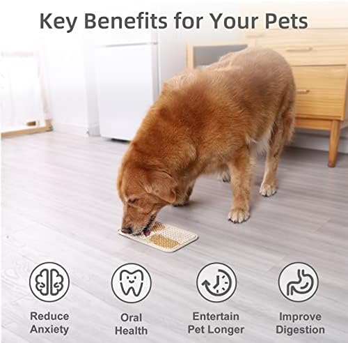 MateeyLife Lick Mat for Dogs & Cats, Slow Feeder Licking Pads for Boredom - Image 6
