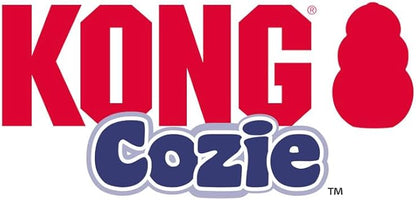 KONG Cozie Plush Dog Toys 2 Pack – Durable & Soft Squeaky Toys for Medium Dogs – Assorted Animal Characters (Marvin The Moose)