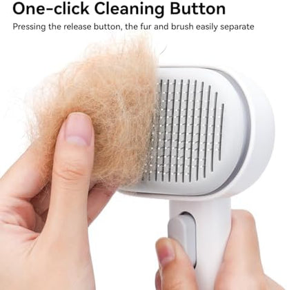 Aumuca Cat Brush for Shedding, Cat Brushes for Indoor Cats, Cat Brush for Long or Short Haired Cats, Cat Grooming Brush Cat Comb for Kitten Rabbit Massage Removes Loose Fur - Image 3