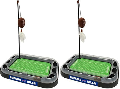 Pets First Dallas Cowboys Football Field Cat Scratcher Toy (Pack of 2) by PETSFIRST