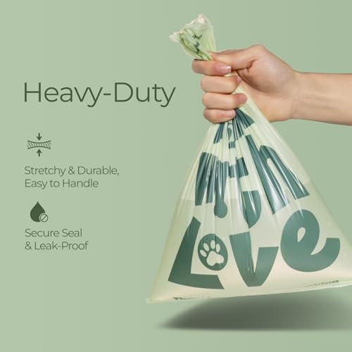 Dog Poop Bags, Leak Proof and Landfill Friendly Waste Bags,128 Bags - Image 4