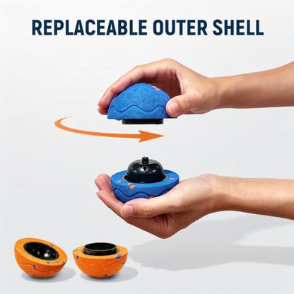 Interactive Dog Ball Toys - Automatic Moving, Bouncing Chew Toys, Wicked Balls with 3 Modes, E-TPU Vibrating Dog Ball for Small/Medium/Large Dogs, Birthday Gifts for Dogs(Blue) - Image 6