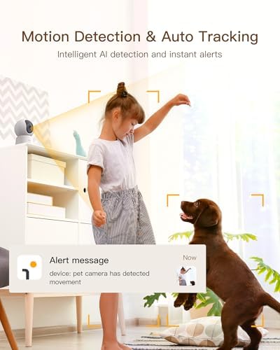 ARENTI 4MP Pet Camera P2Q, 5G WiFi 6 Indoor Security Camera, Free Phone App - Image 6