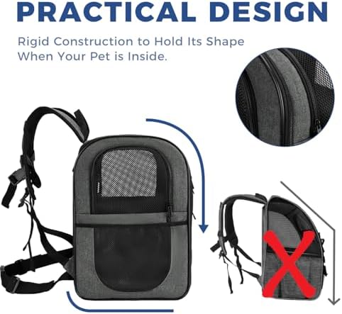 Apollo Walker Cat Carrier Backpack for Small Dogs and Cats Up to 18 lb - Image 6
