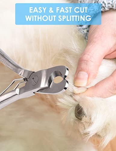 Gobeigo Heavy Duty Dog Nail Clippers for Large Dogs & Thick Nails (Silver) - Image 4
