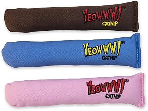 Yeowww! Catnip Toy, It's a Boy! Blue Cigar (Pack of 2) - Image 2