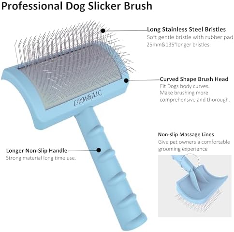 Slicker Brush for Poodles,Goldendoodles Brush,Best Fluff Shedding. - Image 6