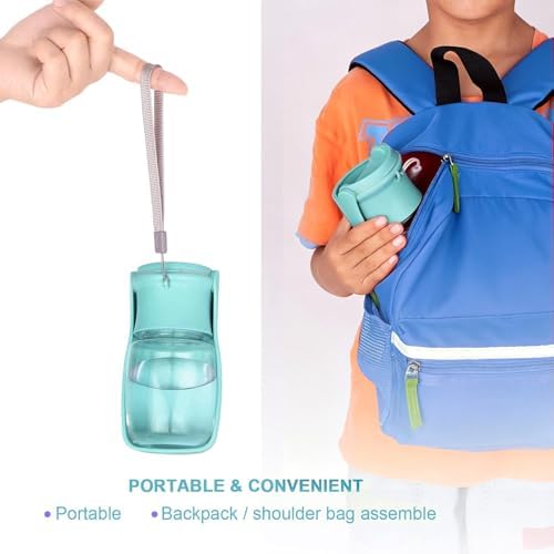 Portable Dog Water Bottle, Foldable Water Bottle for Dog, Blue, 12oz - Image 5