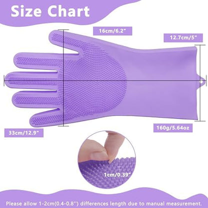 Pet Grooming Gloves—Dog Washing Gloves with High-Density Teeth - Image 2