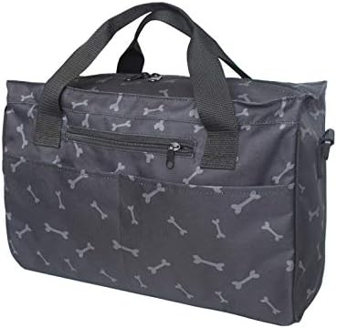 MYDAYS Dog Travel Bag, Pet Luggage Suitcase Weekend Tote Carrier with Collapsible Bowl, Pet Luggage Suitcase Weekend Tote Carrier with Collapsible Bowl (Black) - Image 5