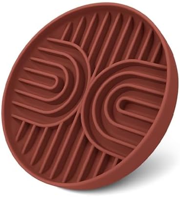 Silicone Slow Feeder Dog Bowls for Small Dogs & Puppies, Slow Eating Bowl by Fur-Brained