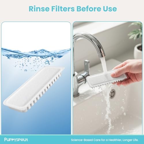 Puppyspout Cat Water Fountain Filters for 108oz/3.2L Cat Water Fountain - Image 5