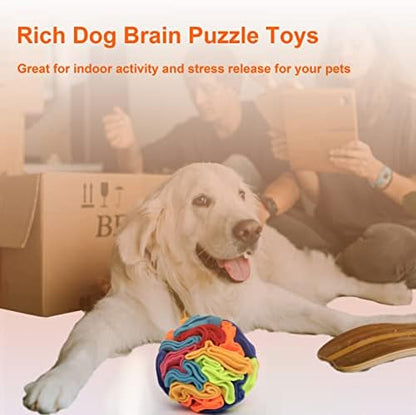 Ablechien Snuffle Ball - Snuffle Ball for Dogs, Interactive Dog Toys to Keep Them Busy, Puppy Dog Puzzle Toy with Storage Bag Machine Washable - Image 6