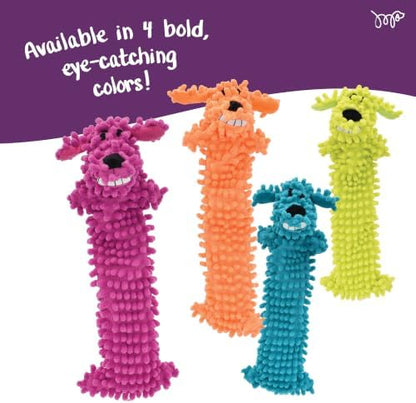 Multipet 12-Inch Floppy Loofa Light Weight No Stuffing Dog Toys, Assorted Colors (Pack of 1) - Image 6