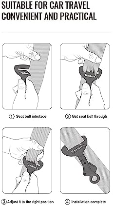 Truelove Lightweight Dog Car Seatbelt Safety Buckle Lock, Dog Seat Belt for Car, Fit Dog Car Harness/Collar for Small, Medium, Large Dogs - Image 4