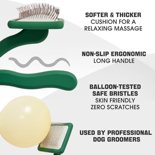 Bonteck Dog Slicker Brush for Dogs Grooming Kit 5PCS Long Haired Doodles - Image 2