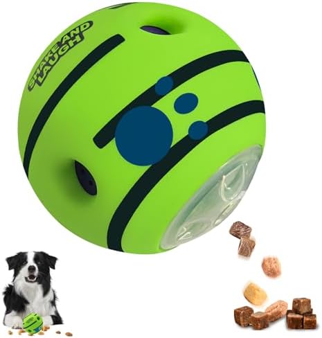 Interactive Puzzle Dog Treat Ball, L, 3.94 in (10 cm) by SHAKEANDLAUGH