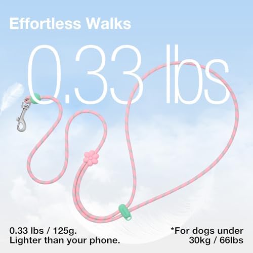 VETRESKA Crossbody Hands Free Dog Leash, 5FT Adjustable Leash (Flora) - Image 6