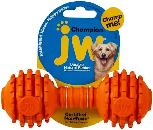 JW Pet Chompion Heavyweight Dog Chew Toy for Medium Breeds, Assorted Colors by JWPet