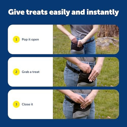 PetSafe Dog Treat Pouch Sport, Black, Standard, 7.5 in L x 6.5 in H - Image 5