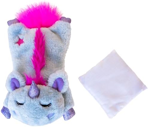 Catstages Cuddle Pal Unicorn Soothing Plush Purple Cat Toy, 8.5" x 5.5" by Catstages
