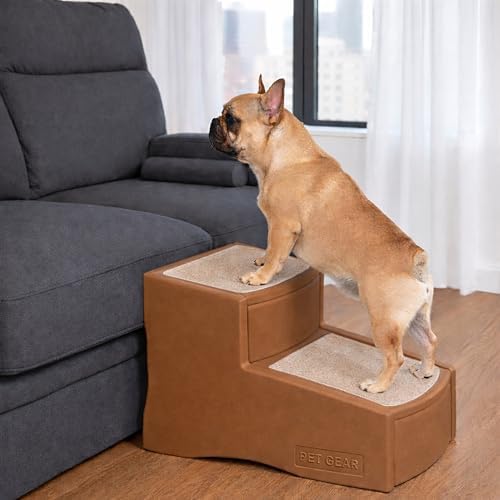 Pet Gear Easy Step II Pet Stairs, Almond, 2 Step by PetGear