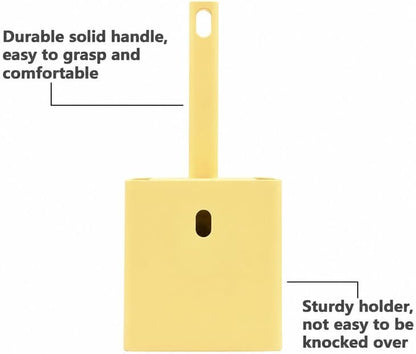 2 in 1 Cat Litter Scoop with Holder Stand Cat Stuff Cat Scooper for Litter Box Cat Accessories Cat Supplies Kitty Yellow - Image 5