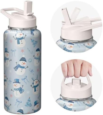 32 oz Snowman Water Bottle by Unknown